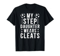 My Stepdaughter Soccer Step Dad Soccer T-Shirt - Graphic Print for Adults