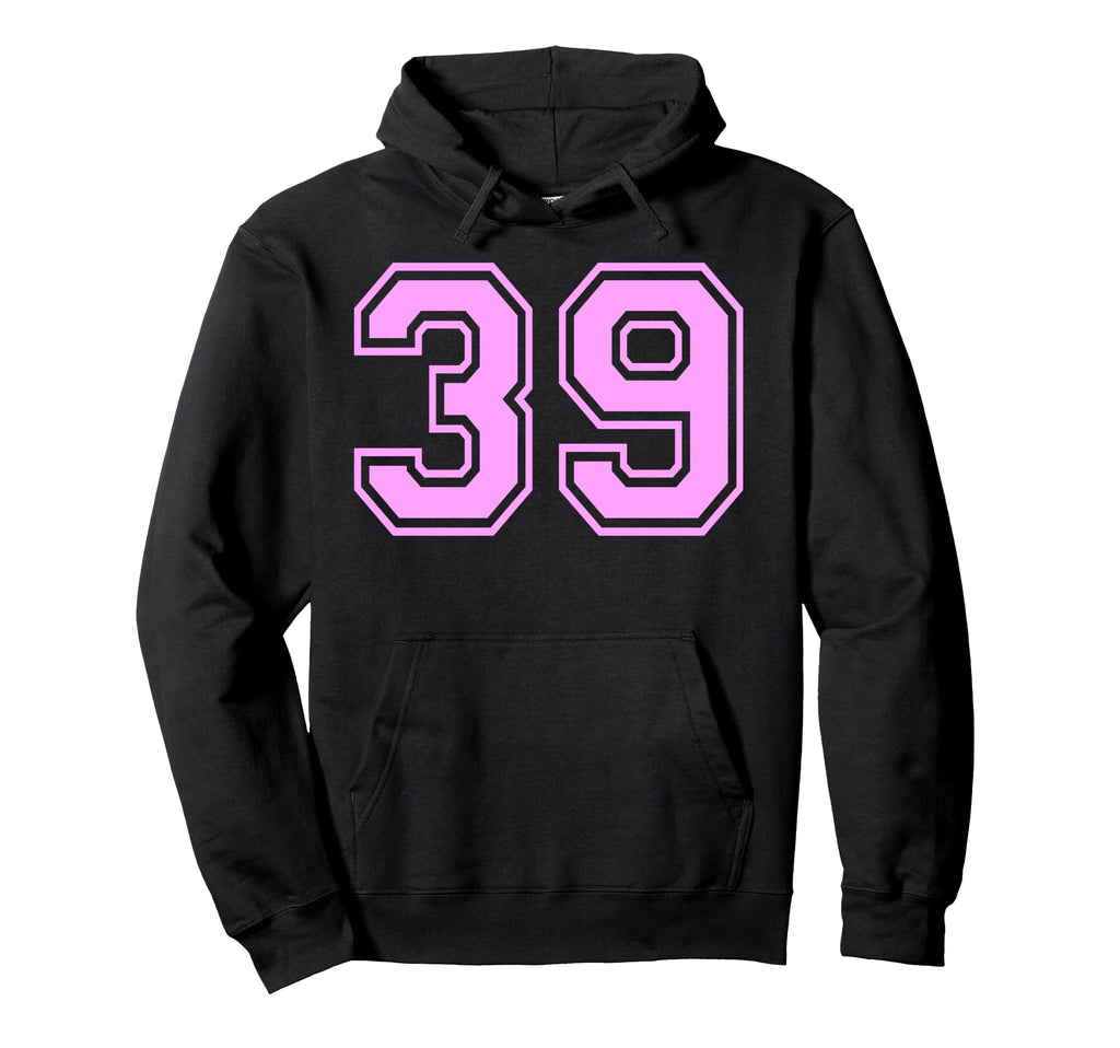 39 Number Thirty Nine Sports Varsity Hoodie - Aesthetic Graphic Men Women
