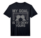 Soccer Goalie Art Gag Soccer Player T-Shirt - Unique Graphic Men Women