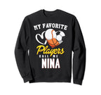 My Favorite Players Baseball Soccer Sweatshirt - Trendy Graphic Unisex
