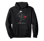 Soccer Valentines Day Heart Love Hoodie - Trendy Graphic Unisex