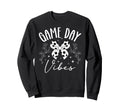 Game Day Vibes Soccer Game Day Sweatshirt - Fun Novelty Design for Adults