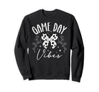 Game Day Vibes Soccer Game Day Sweatshirt - Fun Novelty Design for Adults