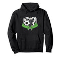 67 Soccer Ball Goalie Net Gloves Players Hoodie - Graphic Print for Adults