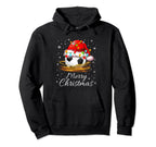 Pajama Santa Hat Soccer Ball Hoodie - Aesthetic Graphic Men Women