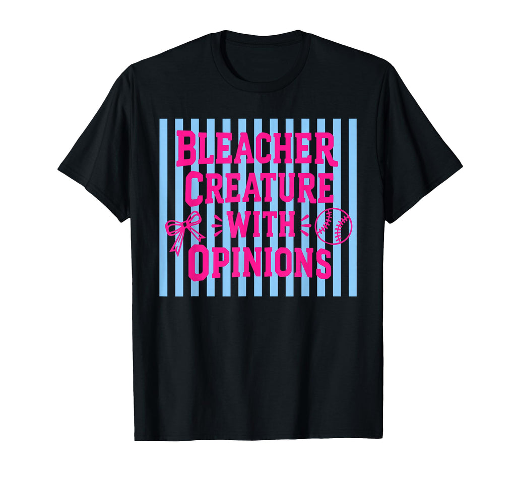 Bleacher Creature Opinions Funny T-Shirt - Minimalist Print Unisex