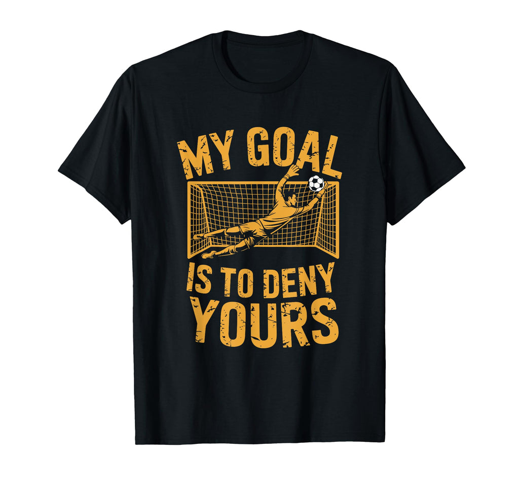Coach Soccer Player Goal Keeper T-Shirt - Fun Novelty Design for Adults