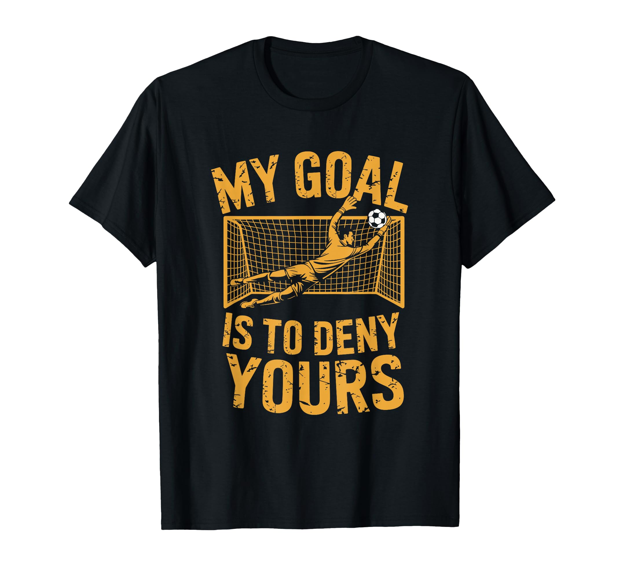 Coach Soccer Player Goal Keeper T-Shirt - Fun Novelty Design for Adults