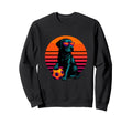 Dog Playing Soccer Soccer Player Sweatshirt - Graphic Print Unisex