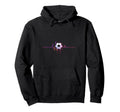 Soccer Heartbeat Minimalist Hoodie - Novelty Apparel Men Women