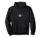 Soccer Heartbeat Minimalist Hoodie - Novelty Apparel Men Women