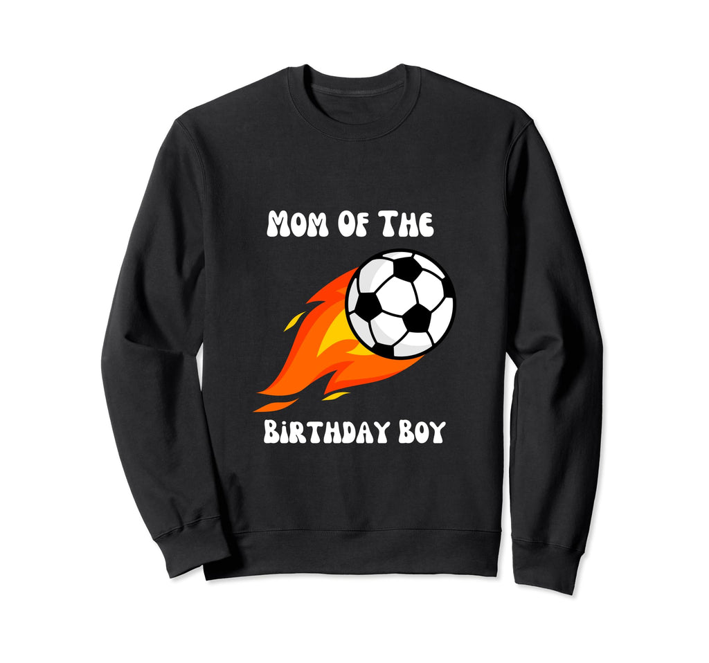 Soccer Birthday Birthday Mom Soccer Sweatshirt - Unique Graphic Unisex