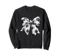 Coquette Bow Soccer Ball Mom Life Game Sweatshirt - Novelty Apparel Unisex
