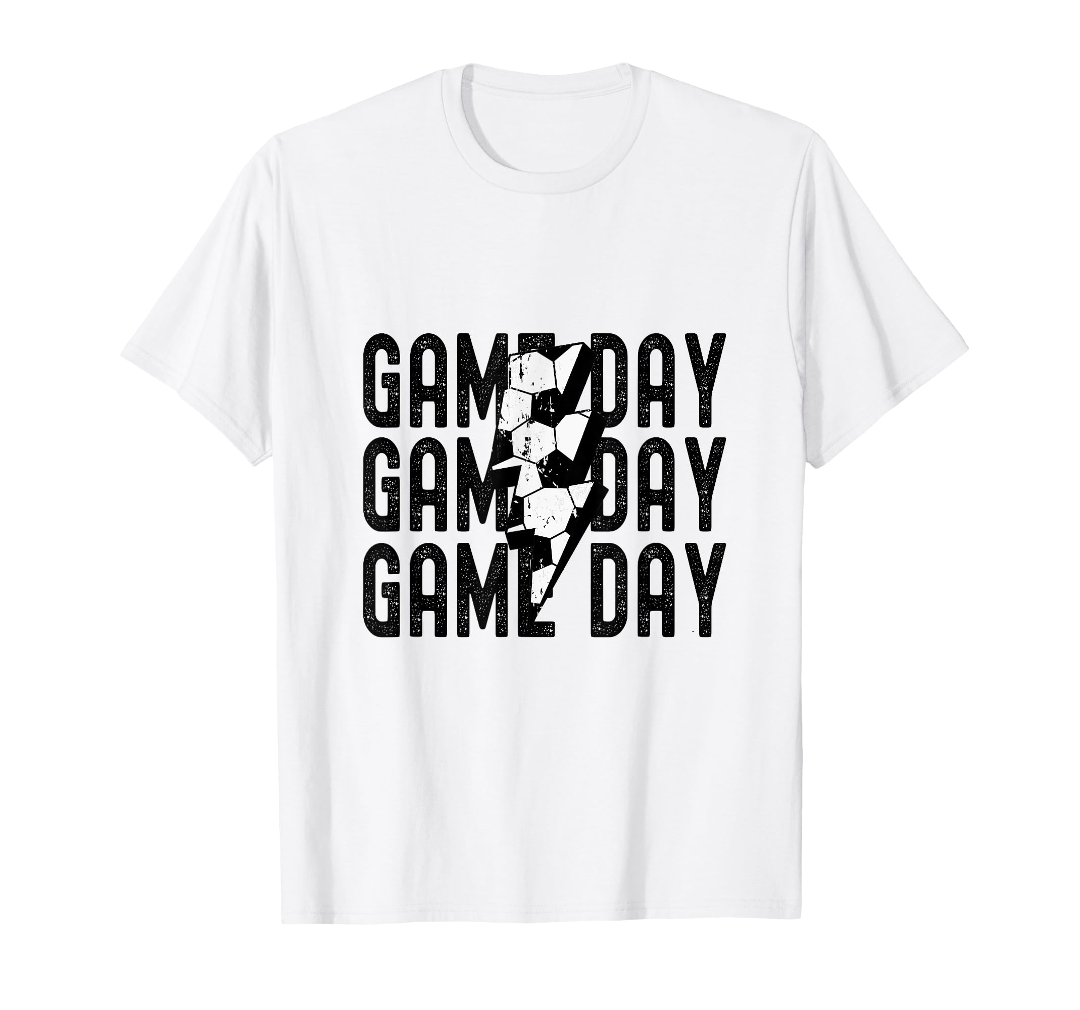 Game Day Soccer Lightning Funny Soccer T-Shirt - Novelty Apparel Unisex
