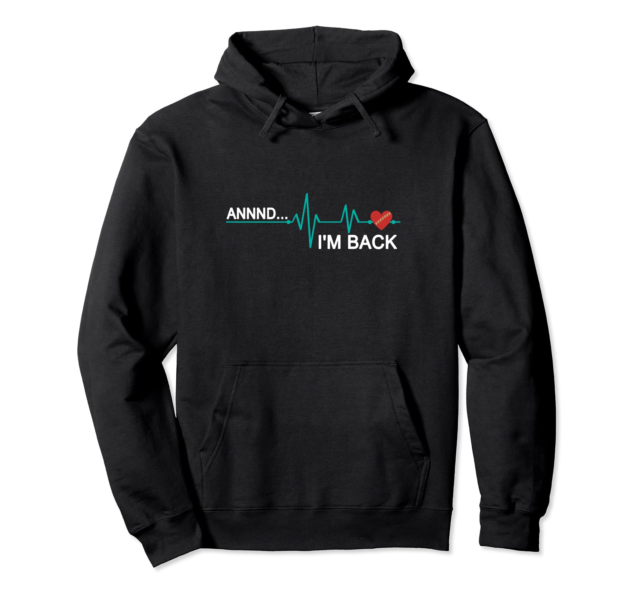 Open Heart Surgery Recovery Survivor Hoodie - Fun Novelty Design Unisex