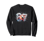 Soccer Player Soccer Lover 67 Meme Game Sweatshirt - Unique Graphic Unisex