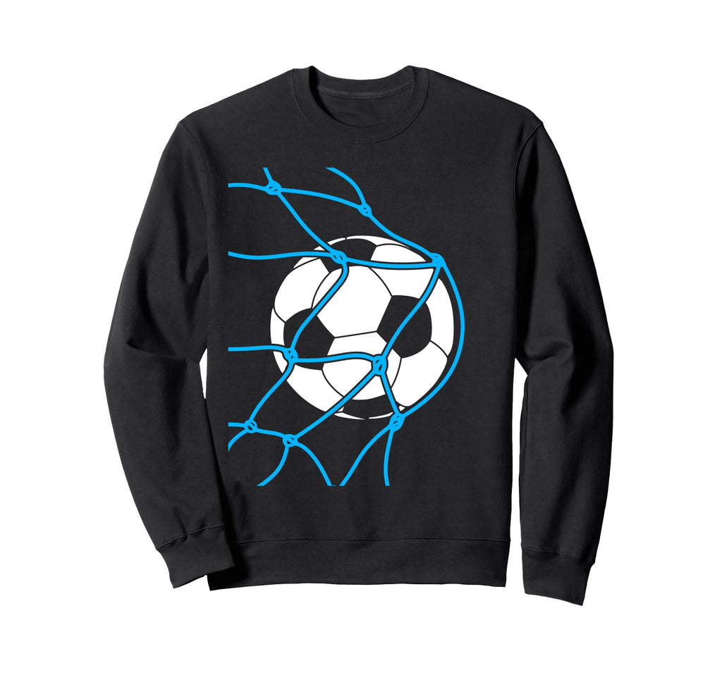 Soccer Ball Goal Funny Player Sweatshirt - Casual Everyday Wear Unisex
