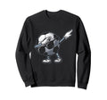 Dabbing Soccer Ball Funny Sports Sweatshirt - Aesthetic Graphic for Adults