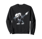 Dabbing Soccer Ball Funny Soccer Sweatshirt - Novelty Apparel for Adults