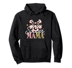 Soccer Mama Bow Soccer Mom Club Hoodie - Aesthetic Graphic Unisex