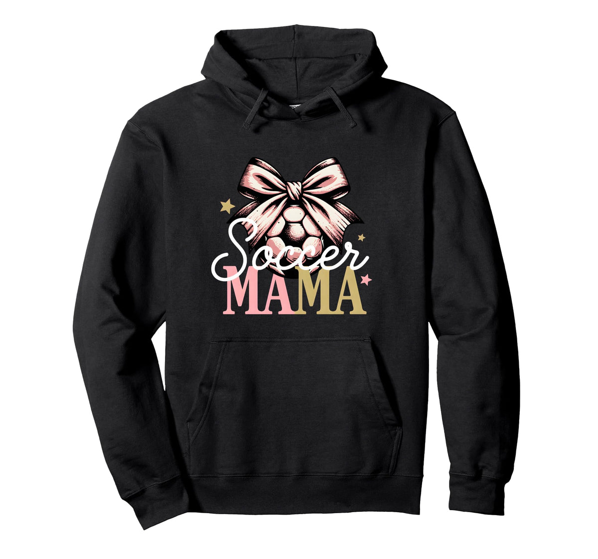 Soccer Mama Bow Soccer Mom Club Hoodie - Aesthetic Graphic Unisex