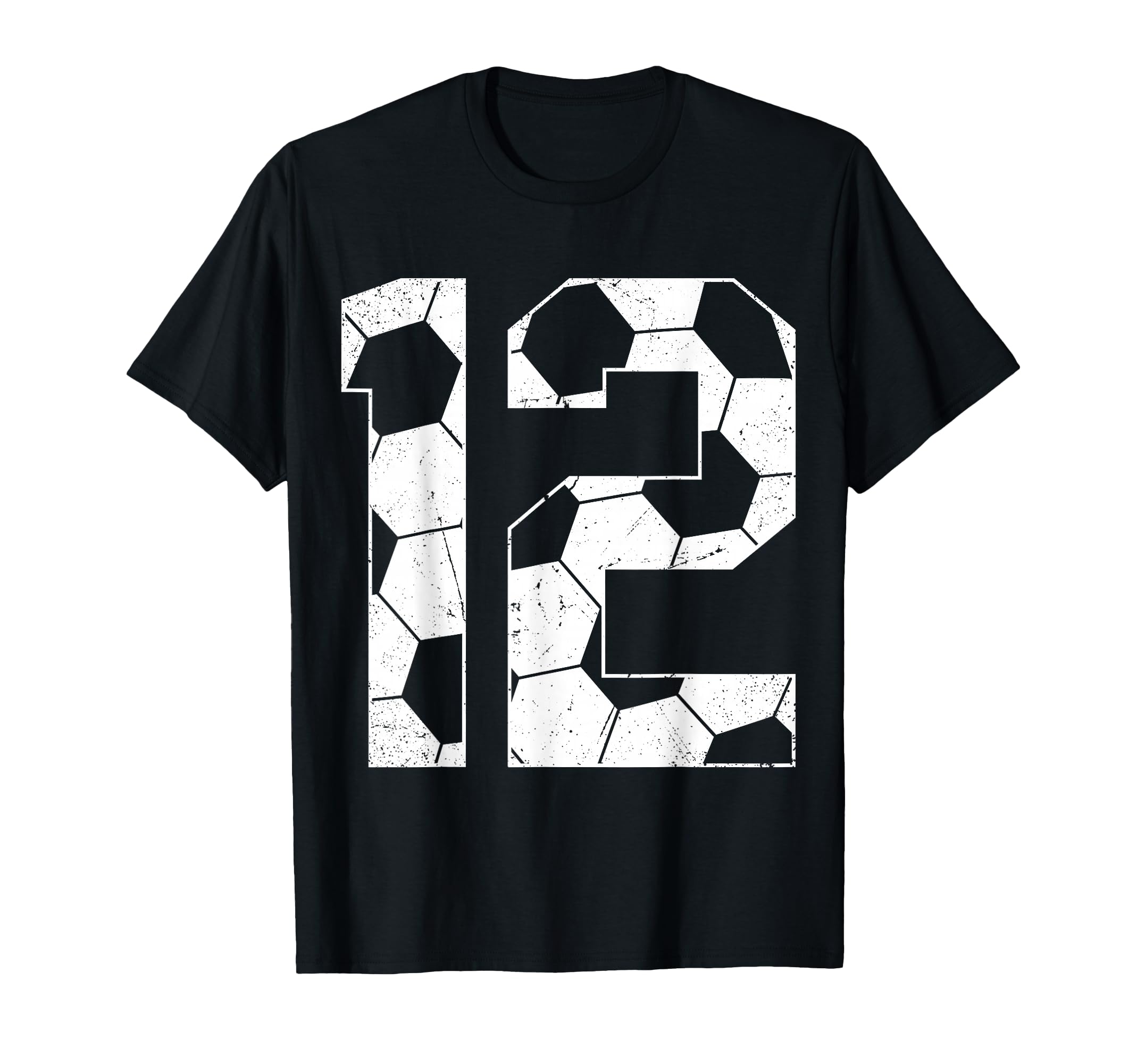 12Th Birthday Soccer Player Football T-Shirt - Aesthetic Graphic Men Women