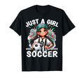 Just Who Loves Soccer Funny T-Shirt - Fun Novelty Design Unisex