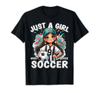 Just Who Loves Soccer Funny T-Shirt - Fun Novelty Design Unisex