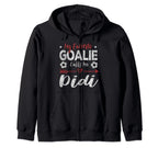 Funny Soccer Goalie Goalkeeper Mom Hoodie - Graphic Print for Adults