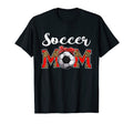 Soccer Mom Leopard Game Day Mom Life T-Shirt - Novelty Apparel Unisex