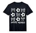 Soccer Mama Coquette Bow Soccer Mom T-Shirt - Fun Novelty Design Men Women
