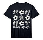 Soccer Mama Coquette Bow Soccer Mom T-Shirt - Fun Novelty Design Men Women
