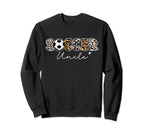 Soccer Uncle Leopard Uncle Soccer Sweatshirt - Aesthetic Graphic Unisex