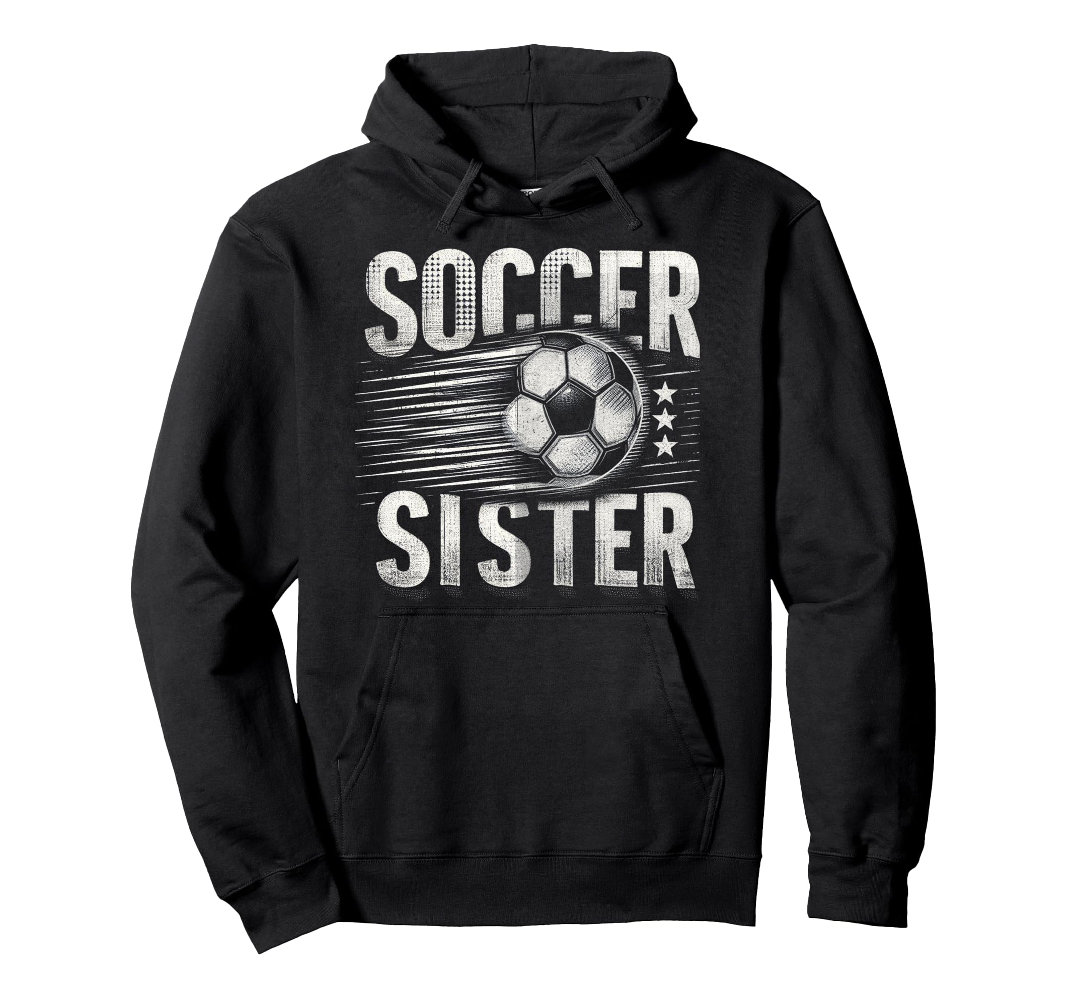 Soccer Sister Football Lover Gifts Hoodie - Trendy Graphic Unisex