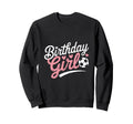 Birthday Soccer Hearts Fun Celebration Sweatshirt - Unique Graphic Unisex