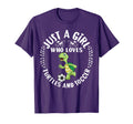 Turtle Gift Just Who Loves Turtles T-Shirt - Fun Novelty Design for Adults