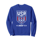 American Flag Soccer Team Soccer 2027 Sweatshirt - Trendy Graphic Unisex