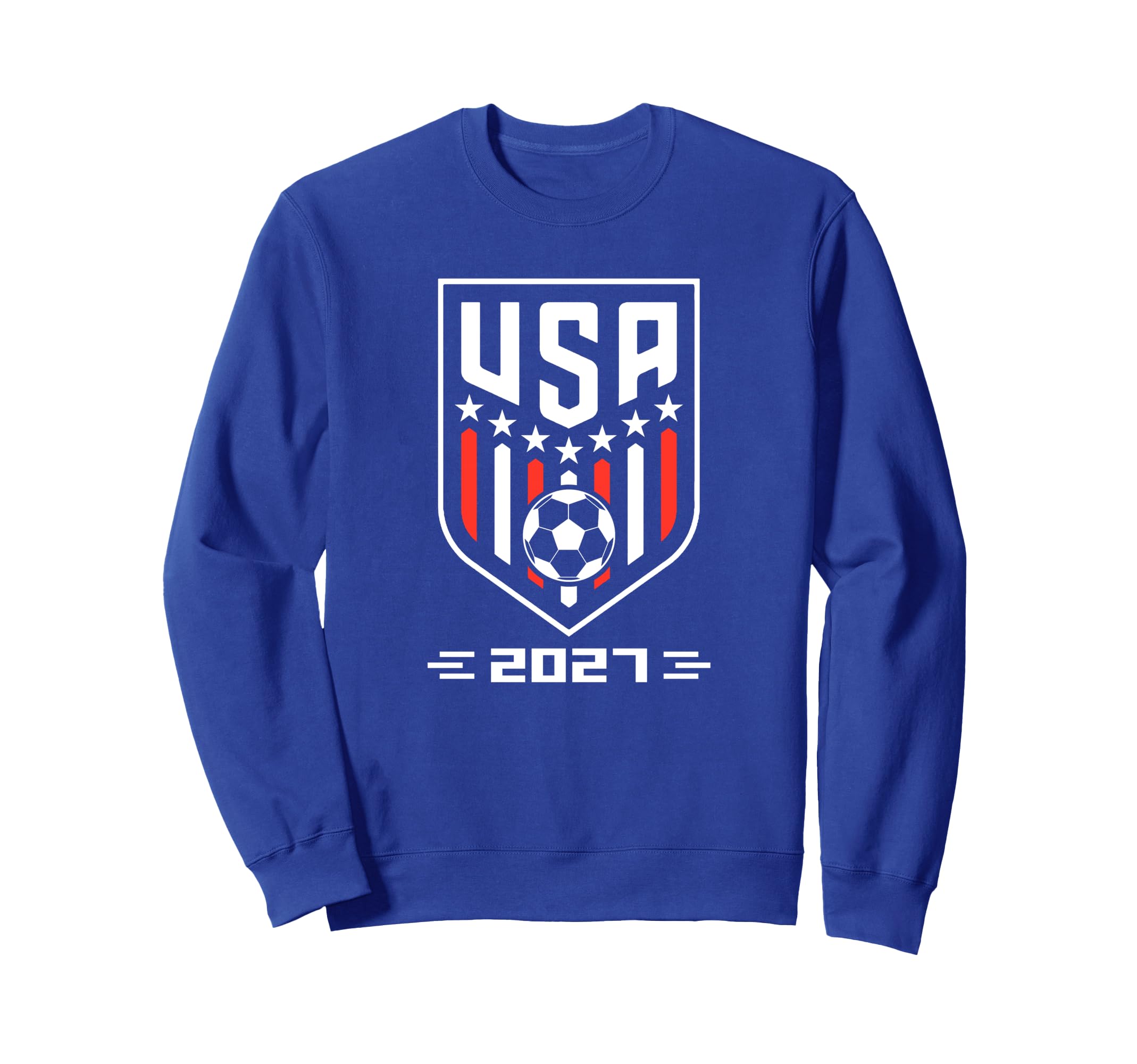 American Flag Soccer Team Soccer 2027 Sweatshirt - Trendy Graphic Unisex