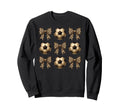 Soccer Mom Leopard Coquette Sweatshirt - Casual Everyday Wear for Adults