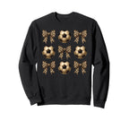 Soccer Mom Leopard Coquette Sweatshirt - Casual Everyday Wear for Adults