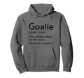 Funny Soccer Goalie Hoodie - Trendy Graphic for Adults
