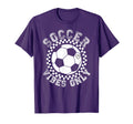 Groovy Soccer Womens Soccer T-Shirt - Aesthetic Graphic for Adults