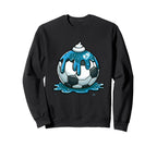 Soccer Drip Cream Drip Sweatshirt - Casual Everyday Wear for Adults