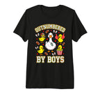 Outnumbered Ducklings Football T-Shirt - Streetwear Style for Adults