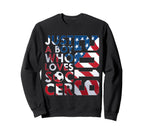 2019 Just Who Loves Soccer 7Th Sweatshirt - Graphic Print Men Women