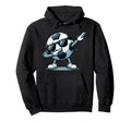 Dabbing Soccer Ball Funny Sports Player Hoodie - Custom Art Print Unisex