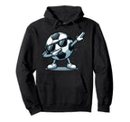 Dabbing Soccer Ball Funny Sports Player Hoodie - Custom Art Print Unisex