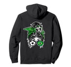Messy Bun Hair Brazilian Soccer Brazil Hoodie - Unique Graphic Men Women
