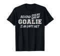 Funny Hockey Lacrosse Soccer Goalie T-Shirt - Unique Graphic Men Women