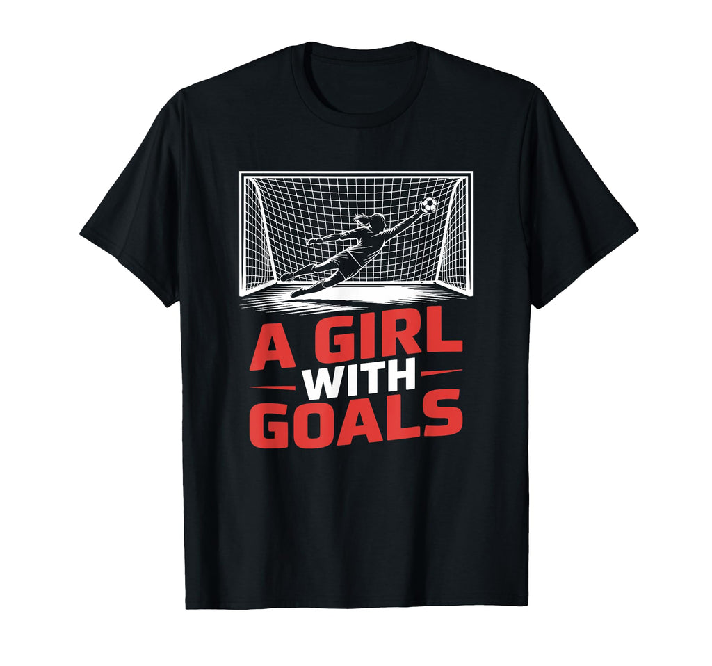 Goal Keeper Designs Soccer Lover Player T-Shirt - Graphic Print Men Women